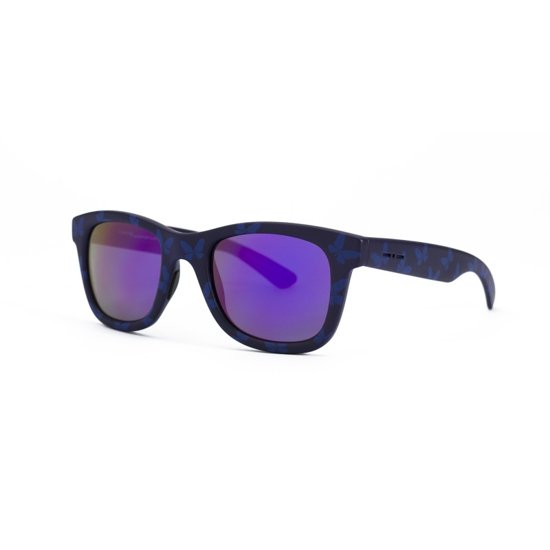 Italia Independent Sunglasses I-PLASTIK - 0090T.FLW.017 Violet Multicolore
