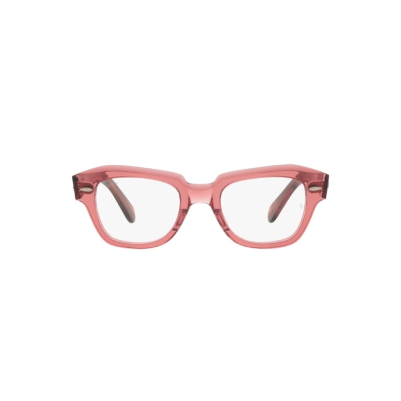 Ray-Ban RX 5486 State Street 8177 Rose Transparent