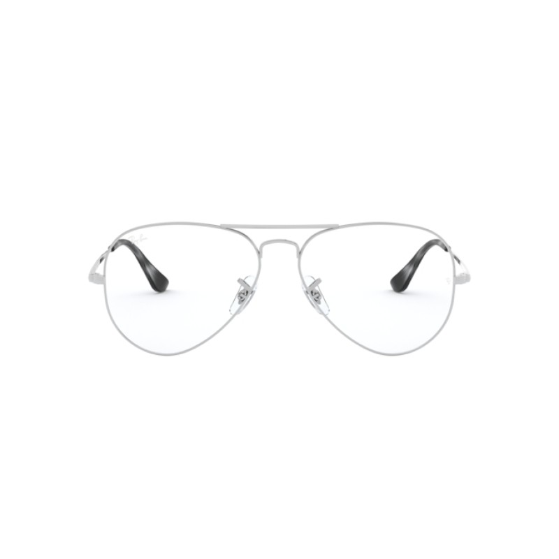 Ray-Ban RX 6489 Aviator 2501 Argent