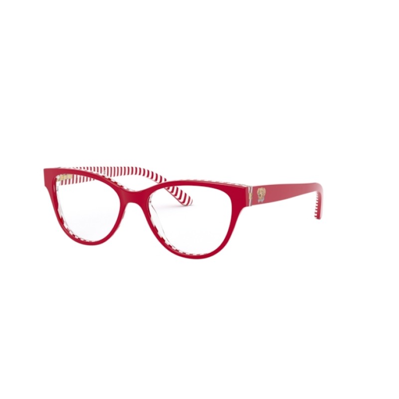 Polo PP 8539 - 5882 Haut Rouge Sur Rayures Blanc / Rouge
