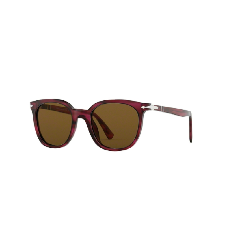 Persol PO 3216S - 108433 Rayé Rouge