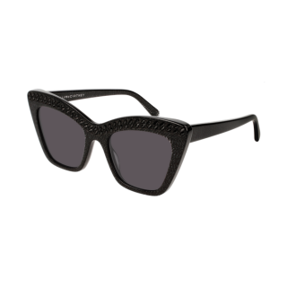 50 Mixte Adulte 001-Black/Grey Stella McCartney SC0018S 001 Montures de lunettes Noir 
