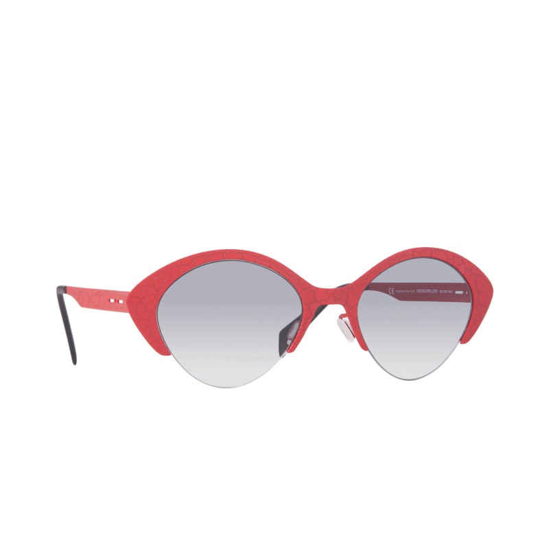 Italia Independent Sunglasses I-METAL - 0505.CRK.051 Rouge Multicolore