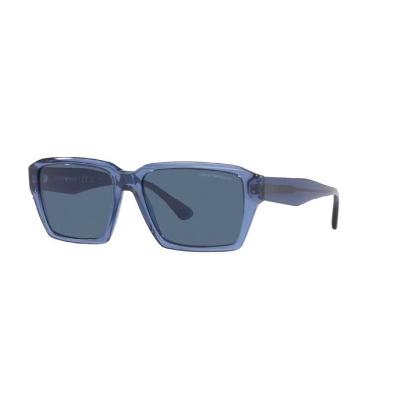 Emporio Armani EA 4186 - 507280 Bleu Transparent Brillant