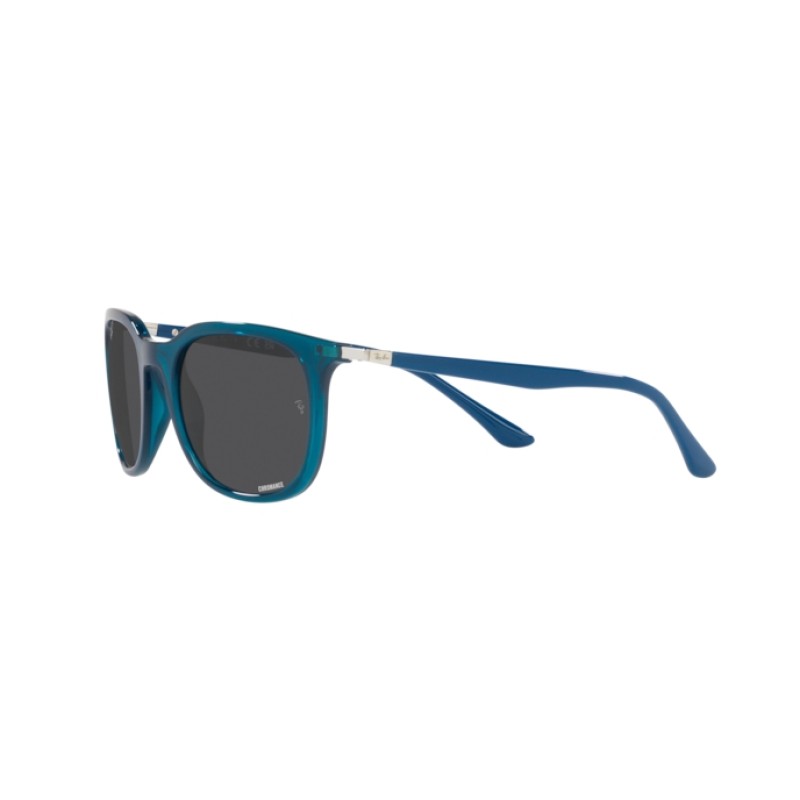 Ray-Ban RB 4386 - 6651K8 Turquoise Transparente