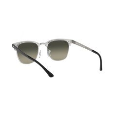 Ray-Ban RB 3716 Clubmaster Metal 900471 Top Argent Noir