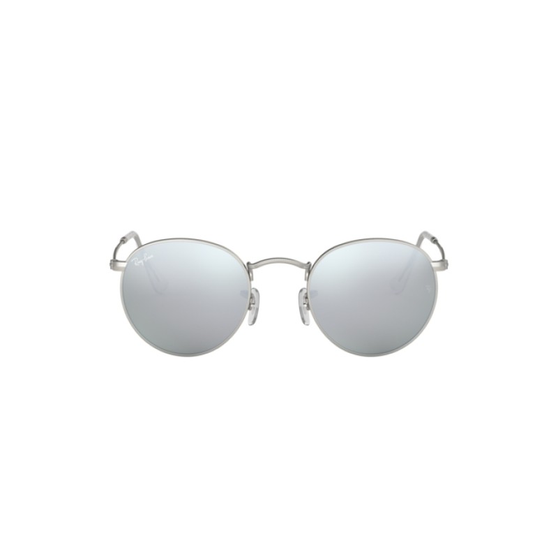 Ray-Ban RB 3447 Round Metal 019/30 Argent Mat
