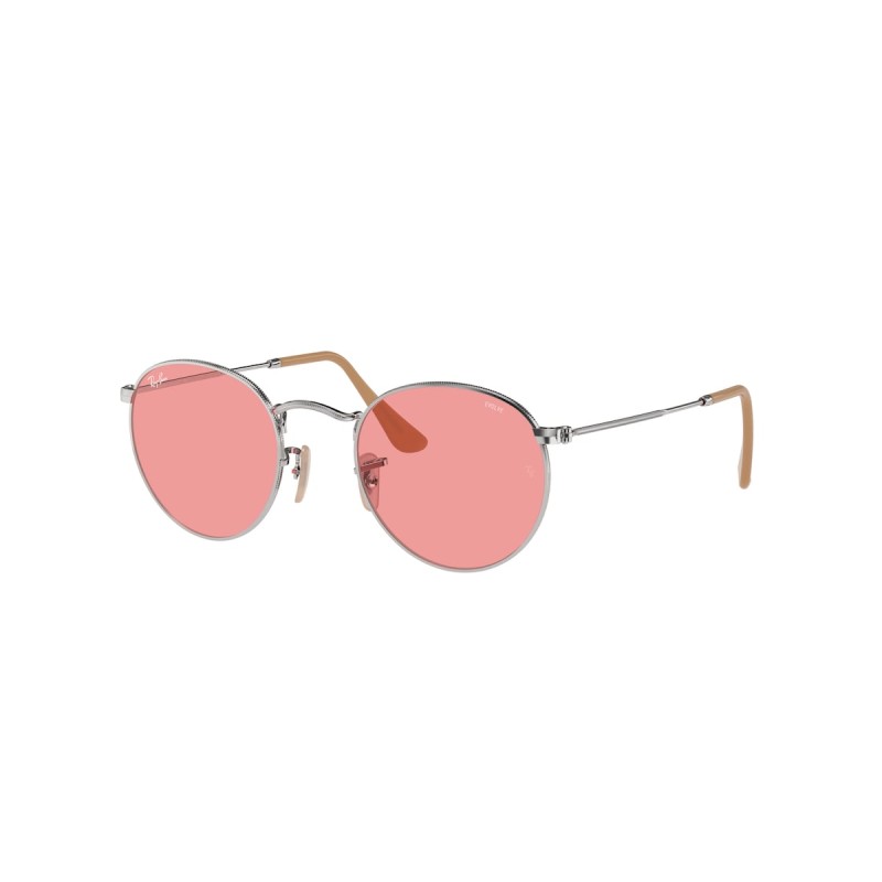 Ray-Ban RB 3447 Round Metal 9065V7 Argent