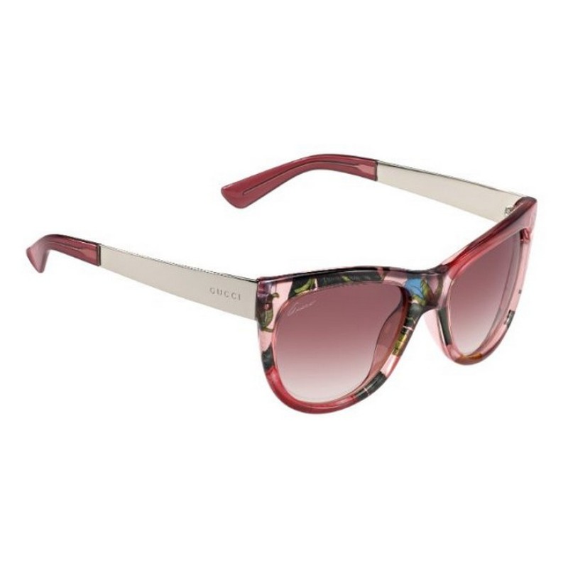 Gucci 3739-S 2F6 16 Rosa Floral Or