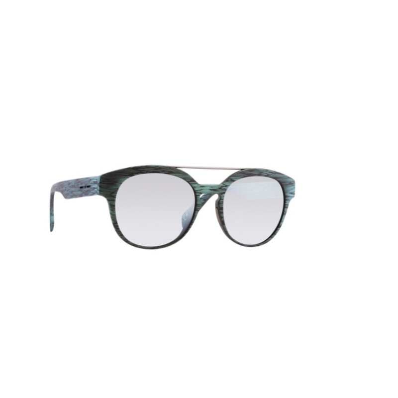 Italia Independent Sunglasses I-PLASTIK - 0900.BHS.032 Vert Multicolore