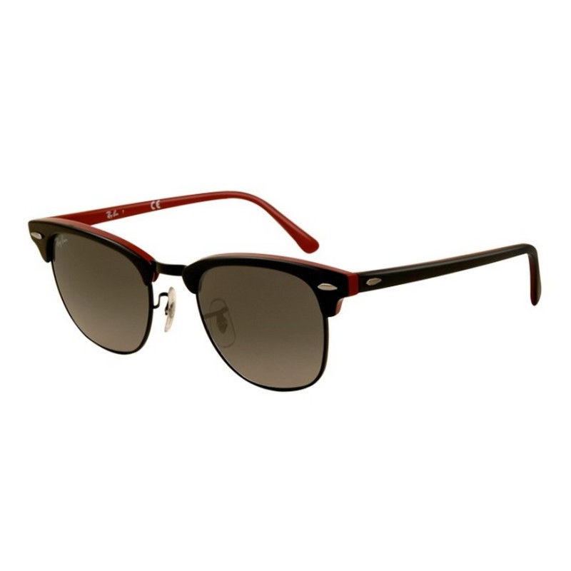 Ray-Ban RB 3016 1103-71 Clubmaster Noir Rouge
