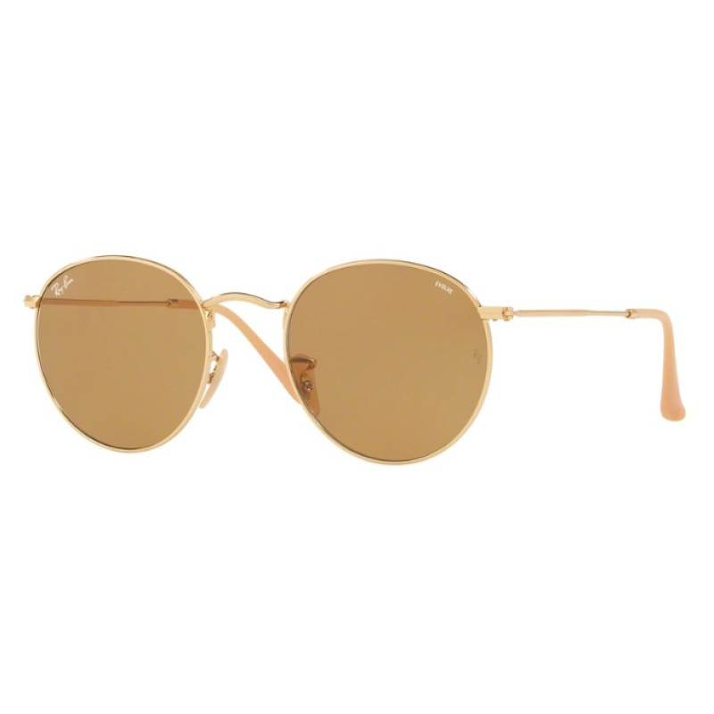 Ray-Ban RB 3447 Round Metal 90644I Or