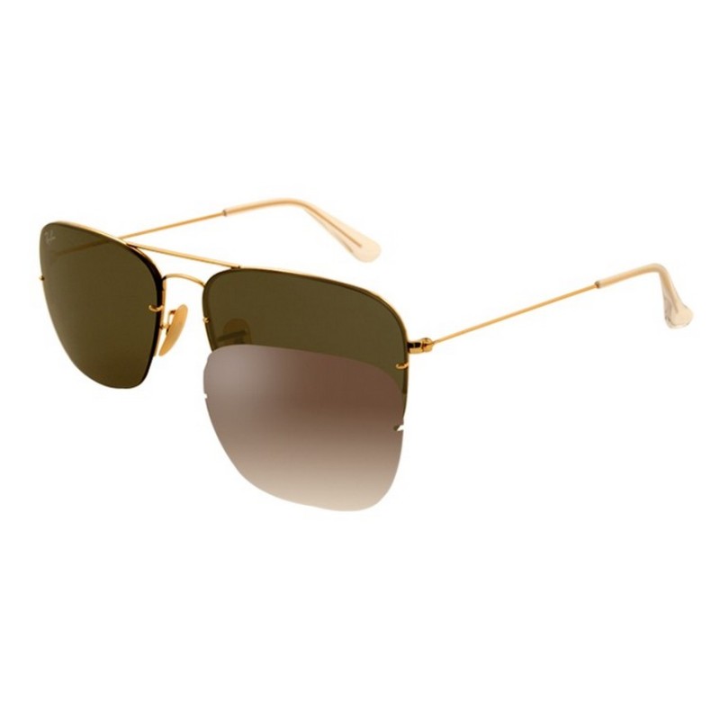 Ray-Ban RB 3482 001-71 Polarisee Doppia Lents Or