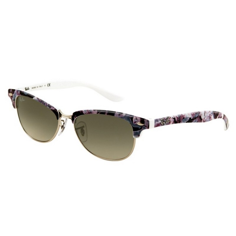 Ray-Ban RB 4132 833-32 Cathy Clubmaster Fantaisies Bleu Argent Noir