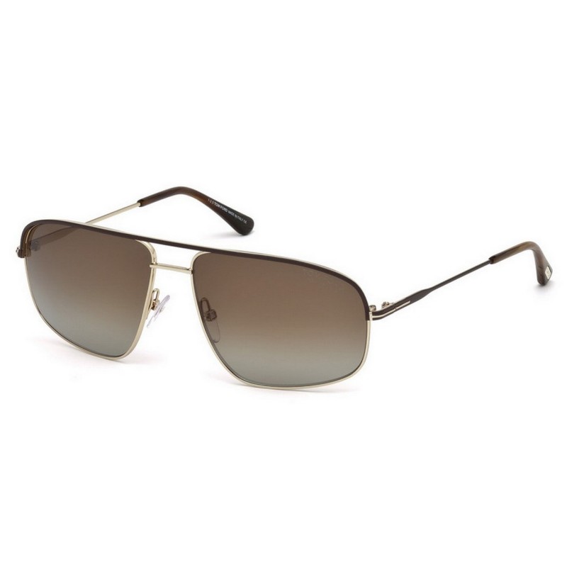Tom Ford FT 0467 50H Polarisee Marron Sombre