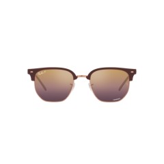 Ray-Ban RB 4416 New Clubmaster 6654G9 Bordeaux Sur Or Rose