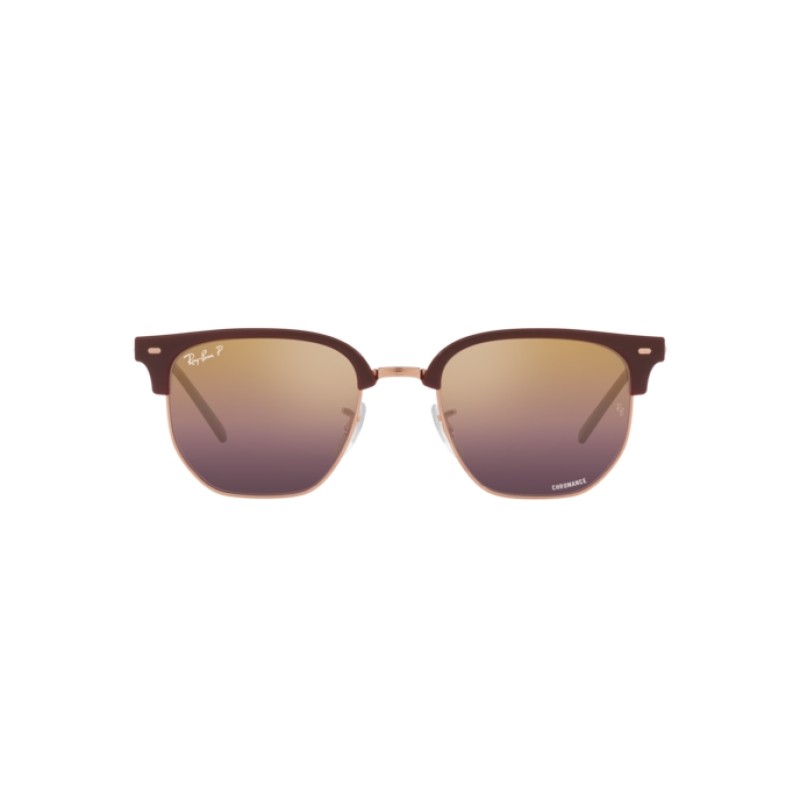 Ray-Ban RB 4416 New Clubmaster 6654G9 Bordeaux Sur Or Rose