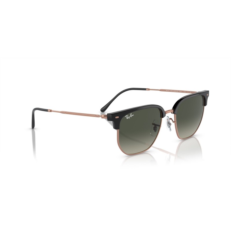 Ray-Ban RB 4416 New Clubmaster 672071 Gris Foncé Sur Or Rose