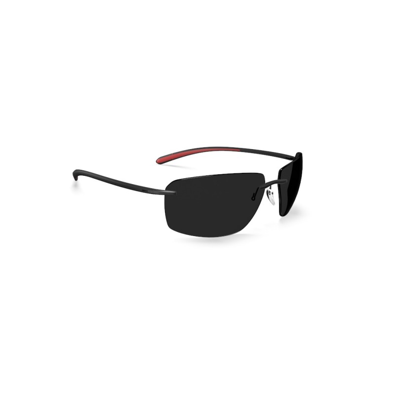 Silhouette 8727 Streamline Collection Biscayne Bay 9040 Noir - Rouge Course