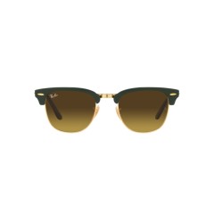 Ray-Ban RB 2176 Clubmaster Folding 136885 Vert Sur Or