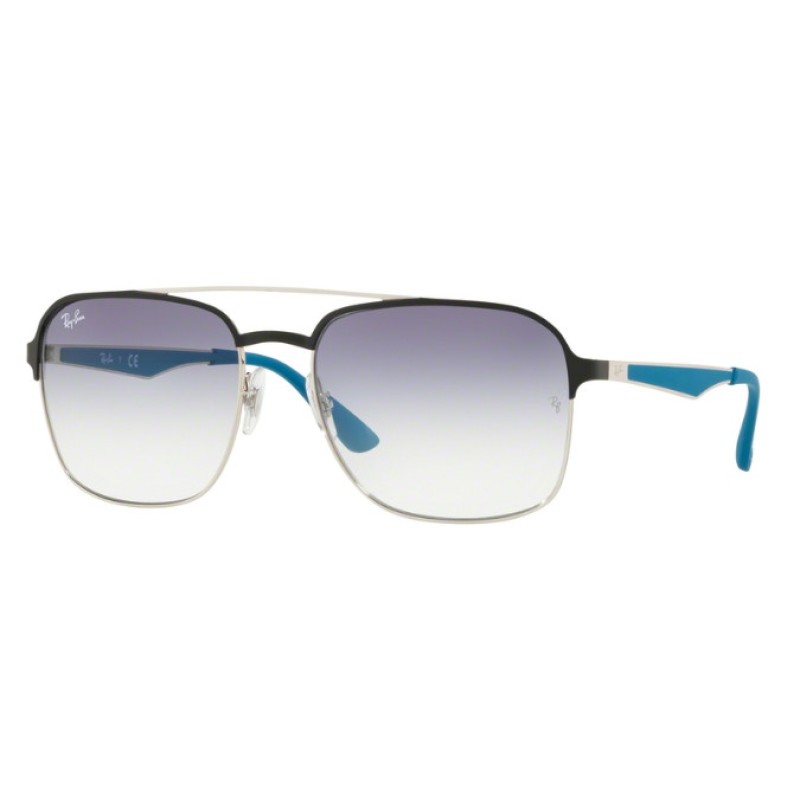 Ray-Ban RB 3570 - 910919 Argent / Noir