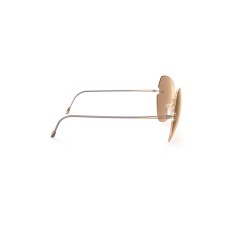 Silhouette 8182 Rimless Shades Fisher Island 3530 Or Rose - Beige Clair