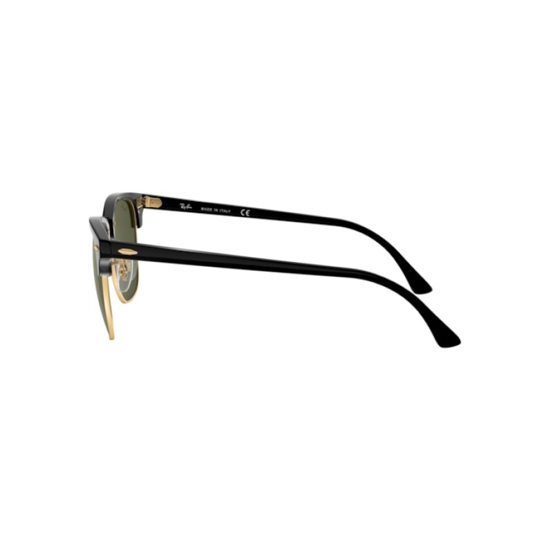 Ray-ban RB 3016 Clubmaster W0365 Noir Sur Or
