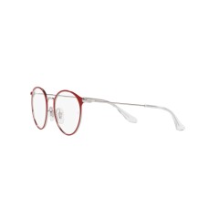 Ray-Ban Junior RY 1053 - 4081 Argent Sur Rouge