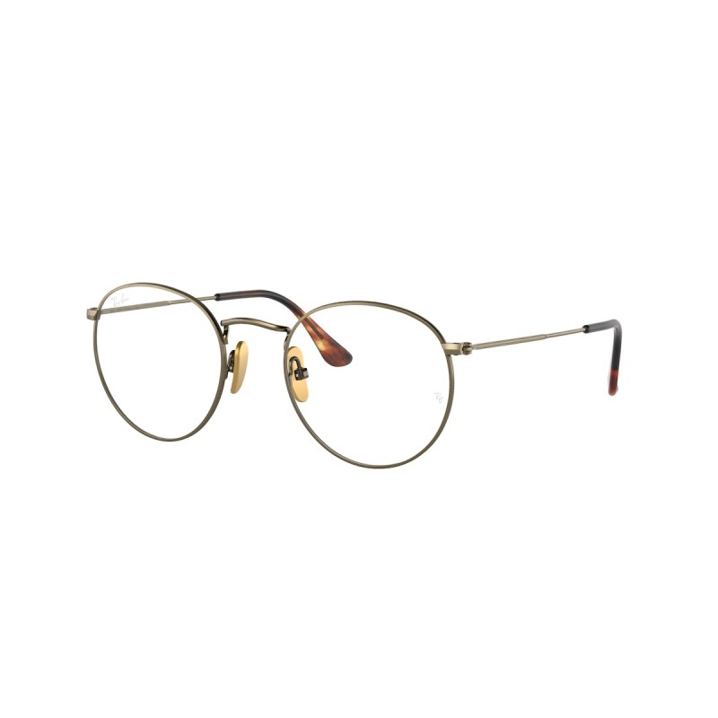 Ray-Ban RX 8247V Round 1222 Or Antique Demigloss