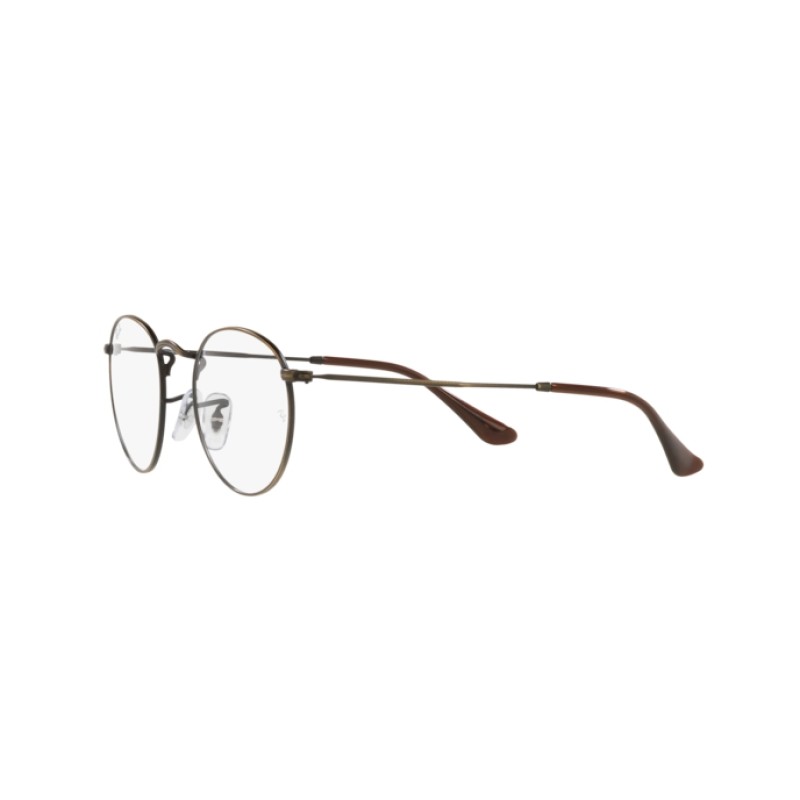 Ray-Ban RX 3447V Round Metal 3117 Or Antique