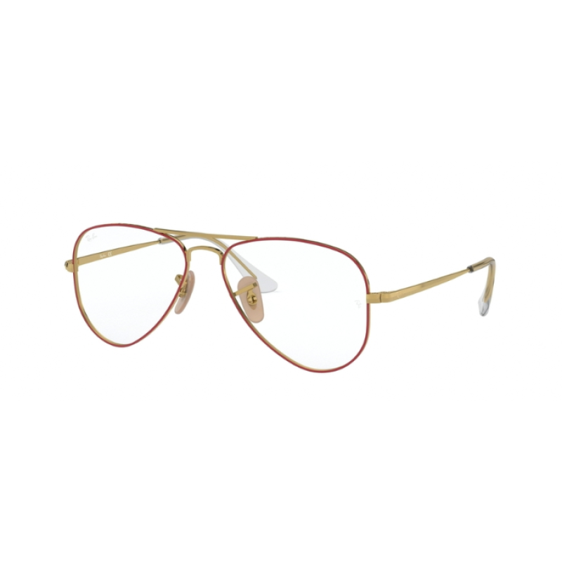 Ray-Ban Junior RY 1089 - 4075 Or Sur Le Dessus Rouge
