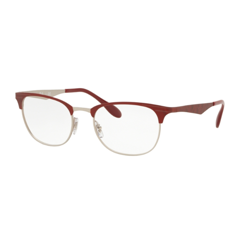 Ray-Ban RX 6346 - 3021 Mt Silver Top Move Rouge Mat