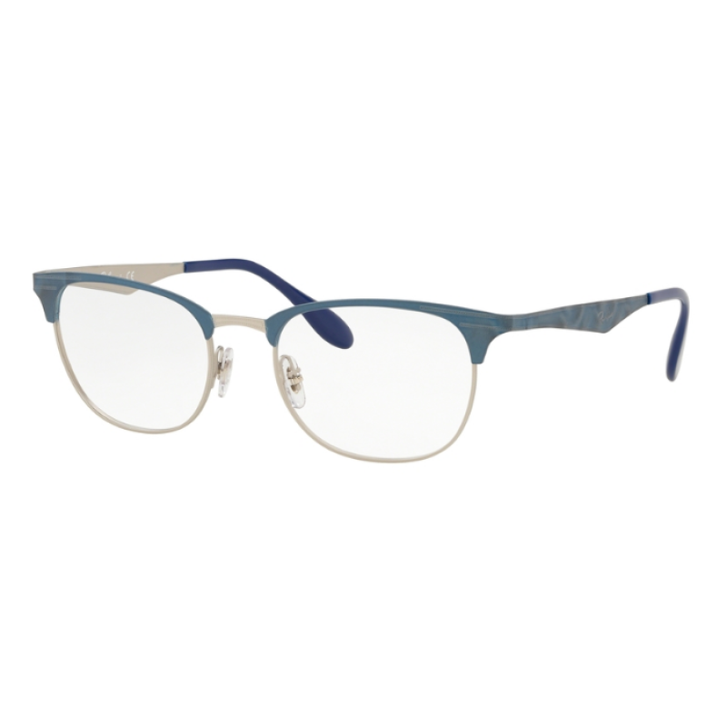 Ray-Ban RX 6346 - 3022 Mt Silver Top Mate Blue Move