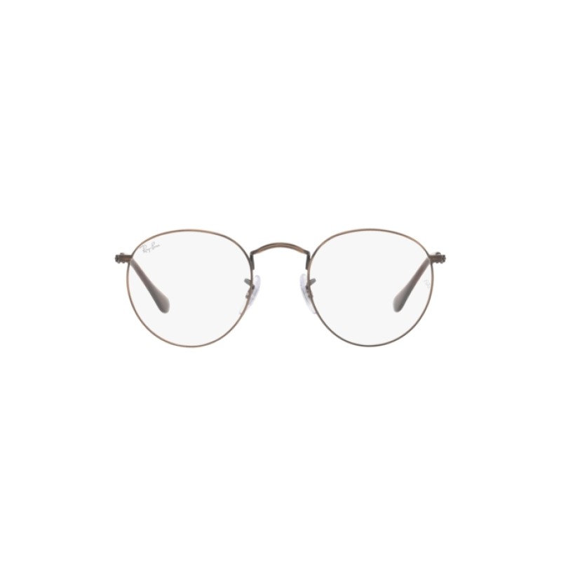 Ray-Ban RX 3447V Round Metal 3120 Cuivre Antique