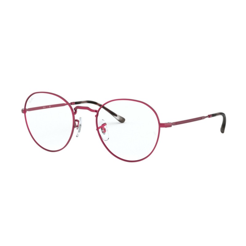 Ray-Ban RX 3582V Round Metal Ii 3072 Sable Transparent Rouge