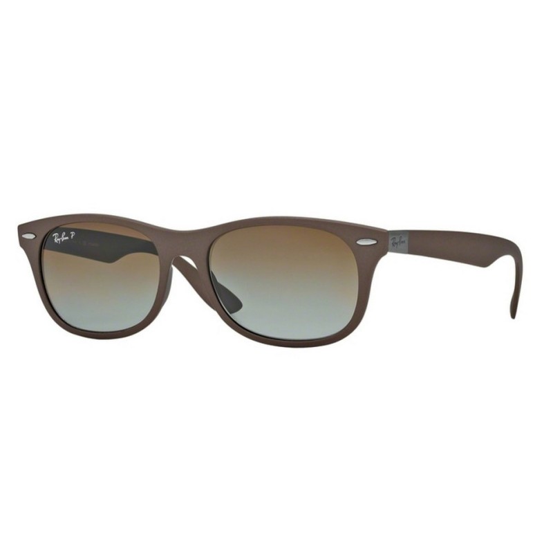 Ray-Ban RB 4207 6033T5 Tech Lite Force Polarisee Marron Opaque